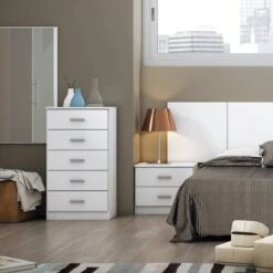 Chiffonnier Dublin 5 Tiroirs -Wenko Soldes Boutique 004128395b464a578ea4ce1a4512706e