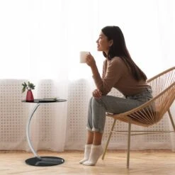 Table D'appoint Noire En Verre -Wenko Soldes Boutique 01721e4cb8a345129f3b23c1f15240a6