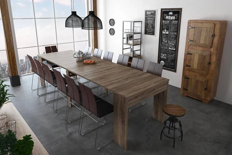 Console Extensible Jusqu'à 300cm Blanc 16 Console Extensible Jusqu'à 300cm Blanc – Image 16