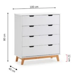 Commode Miranda 4 Tiroirs -Wenko Soldes Boutique 03d196a16a174b79b8eda06733f826c6