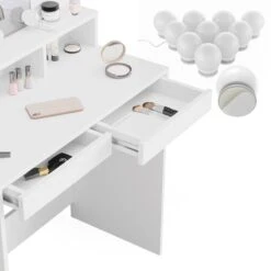 Coiffeuse Ania Blanche Avec LED 10 Coiffeuse Ania Blanche Avec LED -Wenko Soldes Boutique 0a98775a39c7492f84d5450e3a703fbe