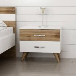 Table De Chevet Allerød à 2 Tiroirs -Wenko Soldes Boutique 0e1ef385f83f4f9b89f4f8267ac69af2