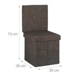 Tabouret De Rangement Pliant En Lin -Wenko Soldes Boutique 0e723a162b0a4baaa234493c9e735bac