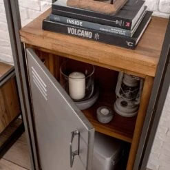 Étagère MANCHESTER 2 Rangements 1 Porte -Wenko Soldes Boutique 1000008845 200430 15154900012 DETAILS P000000001000008845