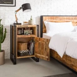 Table De Chevet Iron -Wenko Soldes Boutique 1000104114 200407 07013700003 MOOD DETAILS P000000001000104114 mood