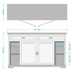 Buffet Jasmund II -Wenko Soldes Boutique 1000136048 190405 14520500017 GALLERYIMAGES P000000001000136048