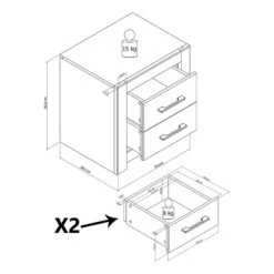 Table De Chevet Skalavik -Wenko Soldes Boutique 1000175566 190705 06254900040 SKETCH DETAILS P000000001000175566 sketch