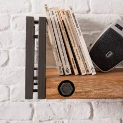 Étagère Murale MANCHESTER Avec Barres -Wenko Soldes Boutique 1000176685 200430 15155000014 DETAILS P000000001000176685