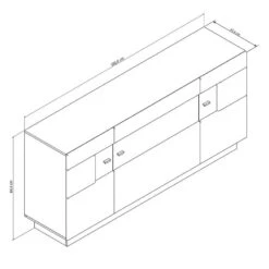 Buffet Bylas -Wenko Soldes Boutique 1000186228 190916 07213500005 SKETCH DETAILS P000000001000186228 sketch