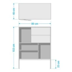 Buffet Haut Coogee II -Wenko Soldes Boutique 1000200158 211018 083456000523 SKETCH DETAILS P000000001000200158 sketch