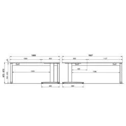 Bureau D’angle GW-Agenda II -Wenko Soldes Boutique 1000210663 200408 14225500131 SKETCH DETAILS P000000001000210663 sketch