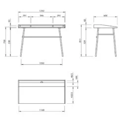 Bureau Ply I -Wenko Soldes Boutique 1000214023 200527 06052000078 SKETCH DETAILS P000000001000214023 sketch