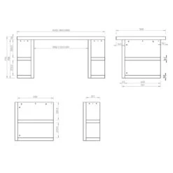 Bureau Markle -Wenko Soldes Boutique 1000214071 200527 06070300206 SKETCH DETAILS P000000001000214071 sketch