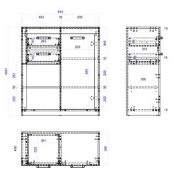 Commode Buzan IV -Wenko Soldes Boutique 1000223918 210202 14162700005 SKETCH DETAILS P000000001000223918 sketch