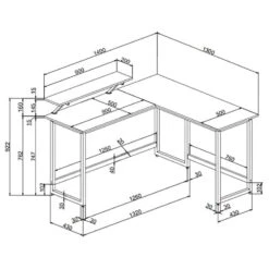 Bureau D’angle Cales -Wenko Soldes Boutique 1000235786 220505 500 SKETCH DETAILS P000000001000235786 sketch