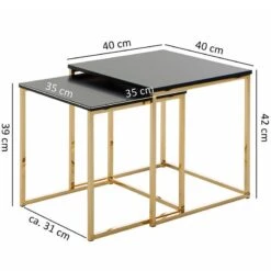 Tables Gigognes Menville (lot De 2) -Wenko Soldes Boutique 1000244883 210202 14595400230 SKETCH DETAILS P000000001000244883 sketch