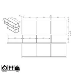 Étagère London I -Wenko Soldes Boutique 1000255241 210324 15033400184 SKETCH DETAILS P000000001000255241 sketch