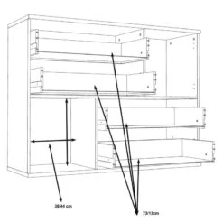 Commode Leisi -Wenko Soldes Boutique 1000264575 210505 14340600079 SKETCH DETAILS P000000001000264575 sketch