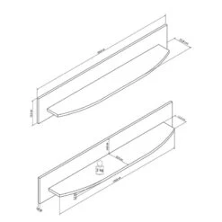 Tablette Murale Intento -Wenko Soldes Boutique 1000288183 210827 12095500031 SKETCH DETAILS P000000001000288183 sketch