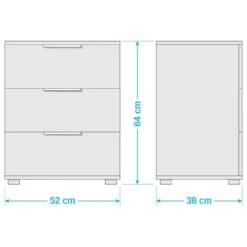 Table De Chevet Gibraltar -Wenko Soldes Boutique 1000313168 220107 081700000564 SKETCH DETAILS P000000001000313168 sketch
