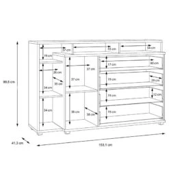 Buffet Piemont III -Wenko Soldes Boutique 1000342478 220404 501 SKETCH DETAILS P000000001000342478 sketch