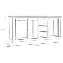 Buffet Sandvik II 14 Buffet Sandvik II -Wenko Soldes Boutique 1000342497 220331 500 SKETCH DETAILS P000000001000342497 sketch