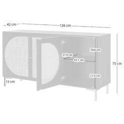 Buffet TAYLOR -Wenko Soldes Boutique 1000345574 230628 500 SKETCH DETAILS P000000001000345574 sketch