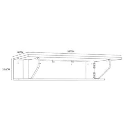 Bureau Mural Prandi -Wenko Soldes Boutique 1000347234 220621 500 SKETCH DETAILS P000000001000347234 sketch