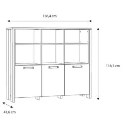 Étagères De Bureau Clifford -Wenko Soldes Boutique 1000348167 220505 500 SKETCH DETAILS P000000001000348167 sketch