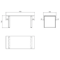 Table Shutter -Wenko Soldes Boutique 1000348684 220505 501 SKETCH DETAILS P000000001000348684 sketch