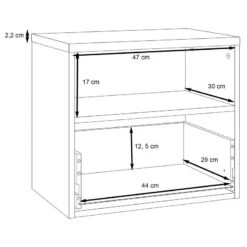 Table De Chevet Franken -Wenko Soldes Boutique 1000361656 220826 501 SKETCH DETAILS P000000001000361656 sketch
