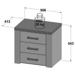 Table De Chevet Nelke -Wenko Soldes Boutique 1000365780 220909 500 SKETCH DETAILS P000000001000365780 sketch