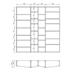 Étagère Maze VI -Wenko Soldes Boutique 1000366640 220906 501 SKETCH DETAILS P000000001000366640 sketch