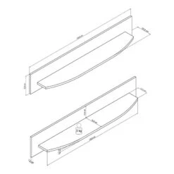 Tablette Murale Intento -Wenko Soldes Boutique 1000367143 220930 500 SKETCH DETAILS P000000001000367143 sketch