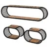 Étagères Murales Oval - Lot De 3