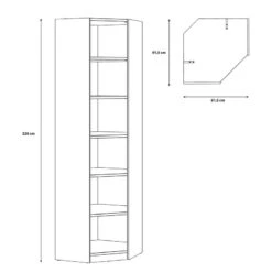 Étagère D’angle Fasterholt -Wenko Soldes Boutique 1000384661 230418 501 SKETCH DETAILS P000000001000384661 sketch
