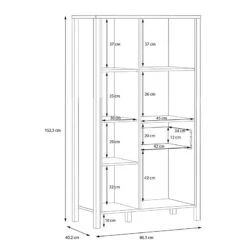 Étagère Kasala 86 Cm -Wenko Soldes Boutique 1000404522 230907 500 SKETCH DETAILS P000000001000404522 sketch
