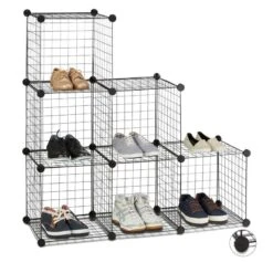 Système D'étagère 6 Compartiments Grille -Wenko Soldes Boutique 11d049f342424d1484fbc25a95465946