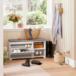 Banc De Rangement à Chaussures FSR119-W -Wenko Soldes Boutique 11e7e0da44b04227bbdc0a937c1d8063