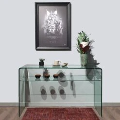 Console L125 Cm En Verre Trempé - ICE 7 Console L125 Cm En Verre Trempé - ICE -Wenko Soldes Boutique 14b966b0403143119b48b8910f938c00