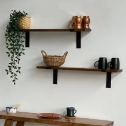 Lot De 2 étagères Murales Løgstør -Wenko Soldes Boutique 192f1df8a65e4d02921137ac6b2ab148