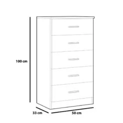 Chiffonnier Dublin 5 Tiroirs -Wenko Soldes Boutique 19d018bdf8a6440087e068af0ae63e20