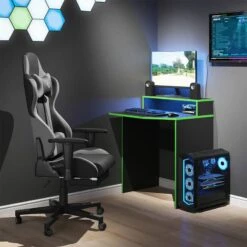 Bureau Ordinateur Kron 70cm Noir/vert 8 Bureau Ordinateur Kron 70cm Noir/vert -Wenko Soldes Boutique 1a2bbb8bab24458c80e3c81d18ea81d6