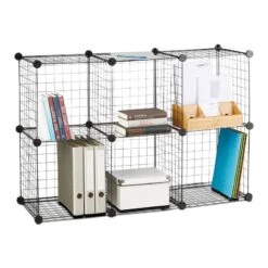 Système D'étagère 6 Compartiments Grille -Wenko Soldes Boutique 1a6483118e6c49928a63ebc3fc725b61