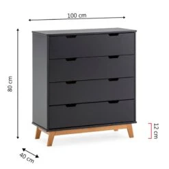Commode Miranda 4 Tiroirs -Wenko Soldes Boutique 1b508660a9274c5ab87d05437c5fa966