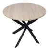 Table à Manger Ronde ZEN, Couleur Chêne -Wenko Soldes Boutique 1c672fa277474f1fa3caad7d64ddaf2e