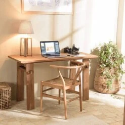 Bureau En Bois De Teck Recyclé L140 -Wenko Soldes Boutique 1c95c2ae24d54072b4d8b11dbe238ef0