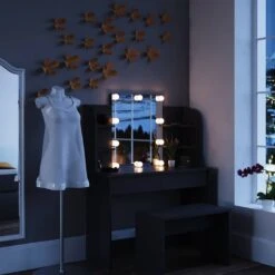 Coiffeuse Charlotte Blanc Avec Banc -Wenko Soldes Boutique 1dcbd9eeace1423dbb5521e766807bb6 1