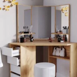 Coiffeuse D'angle Arielle Avec Tabouret -Wenko Soldes Boutique 1f7609131da84d4780987f1fb51e2b9d