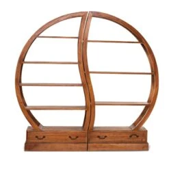 Yin Yang - Bibliothèque En Teck Massif -Wenko Soldes Boutique 1faa14abe7944140acfc9d3b3fc12a24